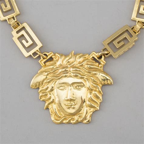 versace vintage necklace|Versace necklace prices.